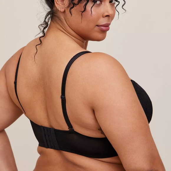 Torrid Balconette Unlined Tattoo Lace Straight Back Bra 46DD - Picture 2 of 11